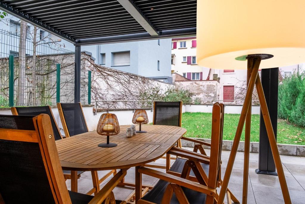 Appartement Cosy Jardin Et Terrasse สตราสบูร์ก ภายนอก รูปภาพ